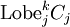 \operatorname{Lobe}^k_j C_j