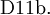 \operatorname{D11b.}