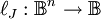 \ell_J : \mathbb{B}^n \to \mathbb{B}