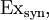 \operatorname{Ex}_\text{syn},