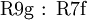 \operatorname{R9g~:~R7f}