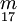 \underset{17}{m}