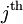 j^\mathrm{th}\!