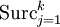 \operatorname{Surc}_{j=1}^k