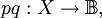 pq&nbsp;: X \to \mathbb{B},