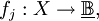 f_j&nbsp;: X \to \underline\mathbb{B},