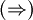 (\Rightarrow)