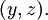 (y, z).\!