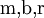 \mathrm{m},\!\mathrm{b},\!\mathrm{r}