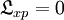 \mathfrak{L}_{xp} = 0