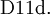 \operatorname{D11d.}