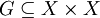 G \subseteq X \times X