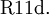 \operatorname{R11d.}