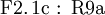 \operatorname{F2.1c~:~R9a}