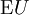 \operatorname{E}U