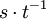 s \cdot t^{-1}