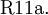 \operatorname{R11a.}