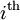 i^\operatorname{th}\!