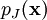p_J(\mathbf{x})