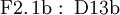 \operatorname{F2.1b~:~D13b}