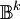 \mathbb{B}^k