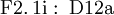 \operatorname{F2.1i~:~D12a}
