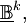 \underline\mathbb{B}^k,