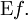 \operatorname{E}f.